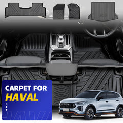 Carpet for Haval Jolion 2021-2023 Heavy Duty TPE Floor Car Cargo Mat Boot Liner Durable Non-deform TPE Rear Boot Tray Liner Protector Car Accessories Black