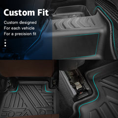 Carpet for Haval Jolion 2021-2023 Heavy Duty TPE Floor Car Cargo Mat Boot Liner Durable Non-deform TPE Rear Boot Tray Liner Protector Car Accessories Black