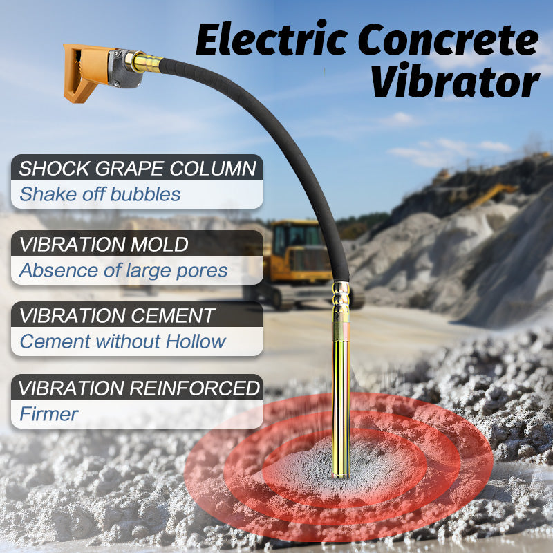 1800W Portable Handheld Electric Concrete Cement Mixing with Flexible Hose