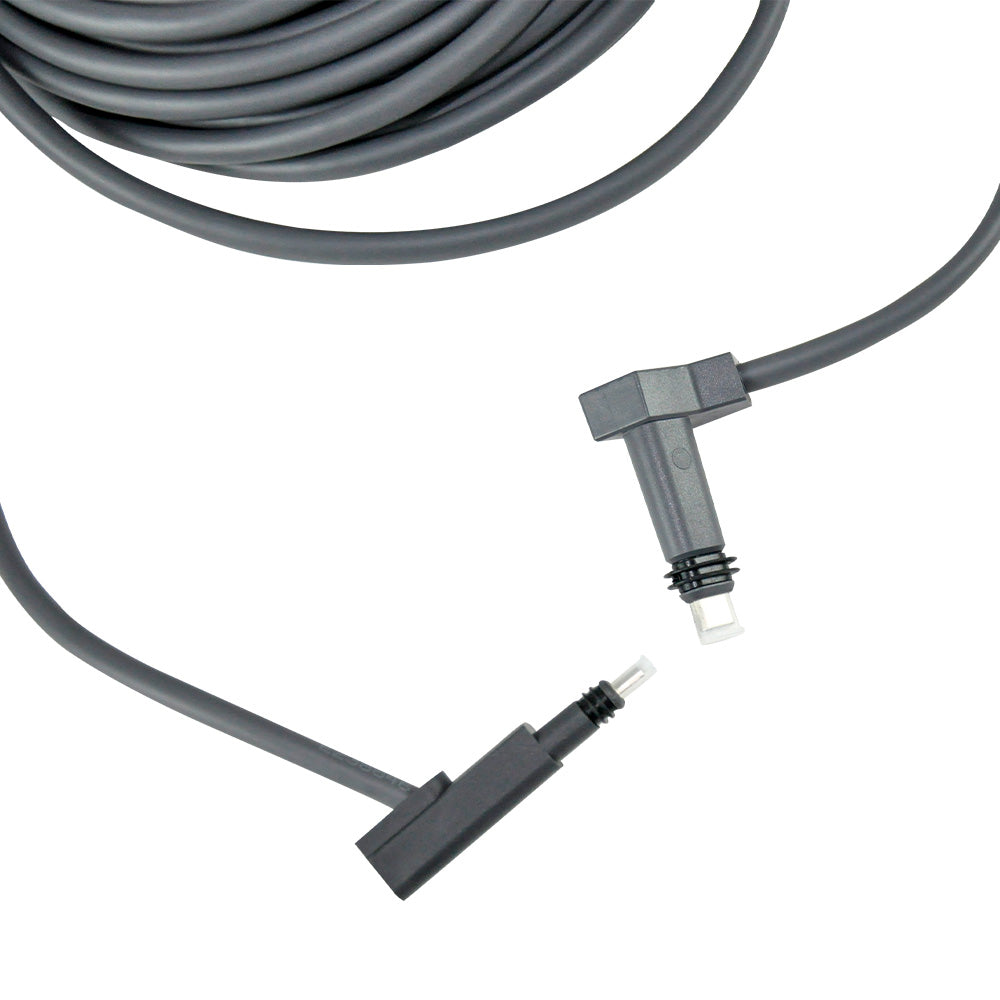 30FT Durable Replacement Cable for Starlink Rectangular Satellite 9.45M Heat Resistant Gray