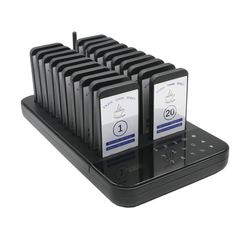 Restaurant Buzzers Paging System 20 Pagers Efficient Queue Management Wireless 3 Call Modes Guest Calling System Ideal for Restaurants Cafe and Events