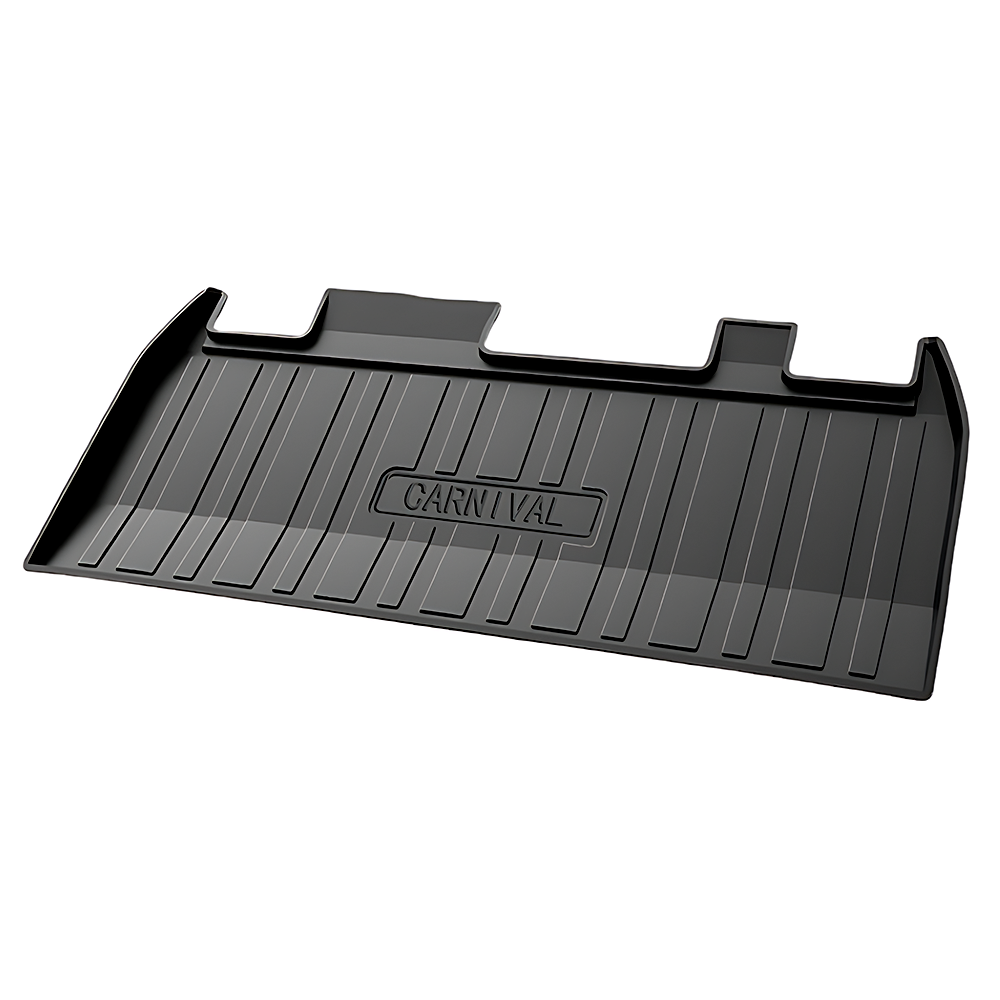 Cargo Mat Kia Carnival 2021-2023 Boot Liner Frunk Mat TPE Cargo Liner All Weather TPE Mat Accessories Rear Trunk Mat Water Proof