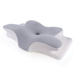 Orthopedic Neck Shoulder Pillow Cervical Memory Foam Support Cushion 2 Heights Ergonomic Contour Pillows With Washable Pillowcase Pain Relief