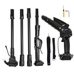 2 In 1 Cordless Chainsaw Pole Tool Tree Pruner Telescopic For Makita 18V Battery Easy Detachable Mechanism 3 Adjustable Angles with Safety Lock-Skin Only