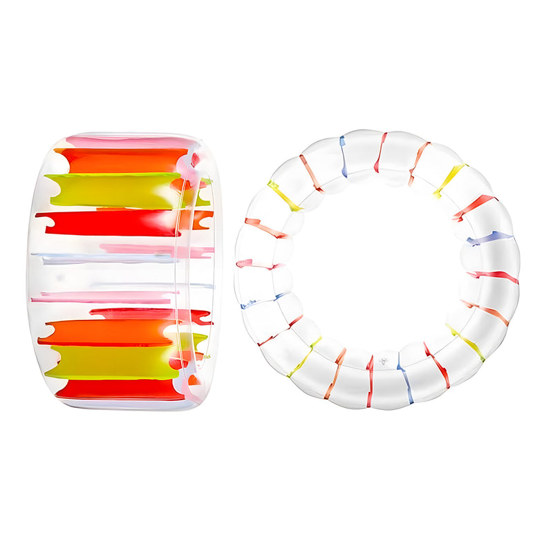 Inflatable Floating Roller Ring Water Swimming Joyful Summer Pool Party Outdoor