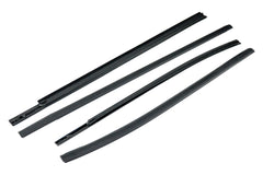 Outer Door Weather Window Rubber Seals Fit for Ford Ranger 2013-2022 Series Moulding Trim Strips Car Modification Accessories Black 4Pcs