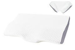 Cervical Memory Foam Pillow High Low Side Washable Ergonomic Pillow Butterfly Shaped Rebound Foam for Neck Shoulder Stomach Bed Sleeping Health Care