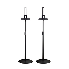 Satellite Speaker Stand Height Adjustable 101-165cm Stand Bookshelf Speaker Stand Set of 2 Floor Stand Mount for Speaker Samsung Q990 Q930 9500s