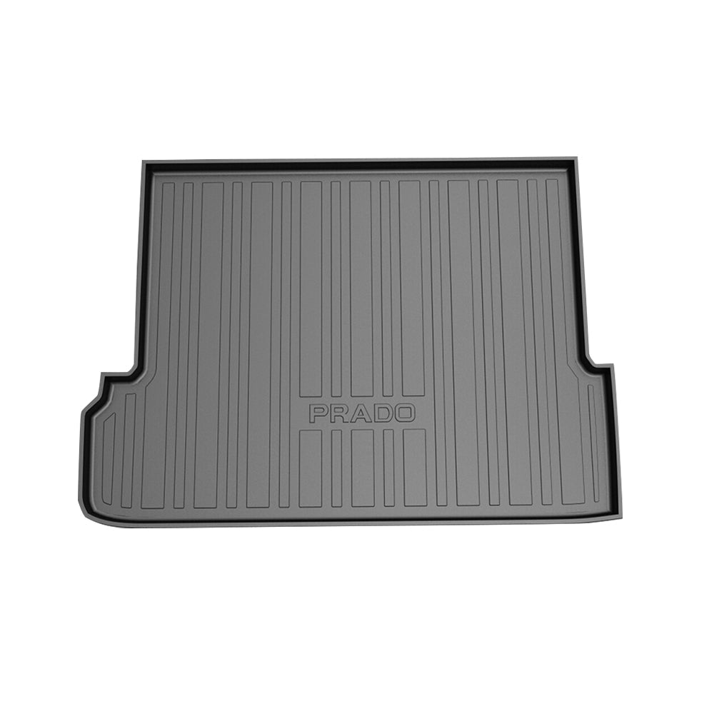 Floor Mat Full Cover Floor Mats with Front Rear Cargo Liner Toyota Prado 150 2009-2023 TPE Anti-Slip Waterproof Cargo Mat