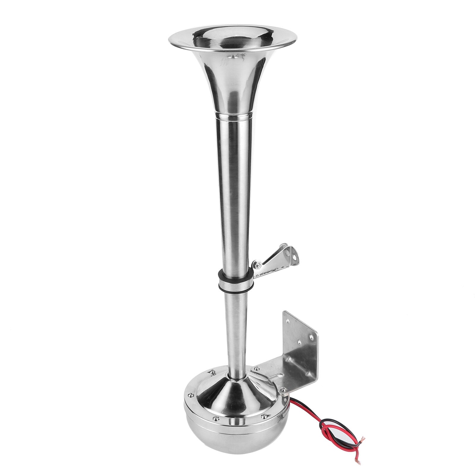 12V Air Horn Premium Stainless Steel for Marine Land Use Corrosion-Resistant Easy Installation Loud Reliable Sound