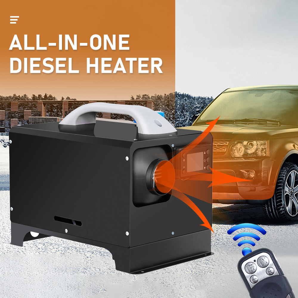 Diesel Air Heater 12V 8KW Tank Portable Heater Thermostat With Remote Control and LCD Display for Car Truck Boat RV Campers Caravan Motorhome