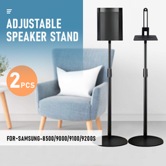 Satellite Speaker Stand Height Adjustable 101-165cm Stand Bookshelf Speaker Stand Set of 2 Floor Stand Mount for Speaker Samsung Q990 Q930 9500s