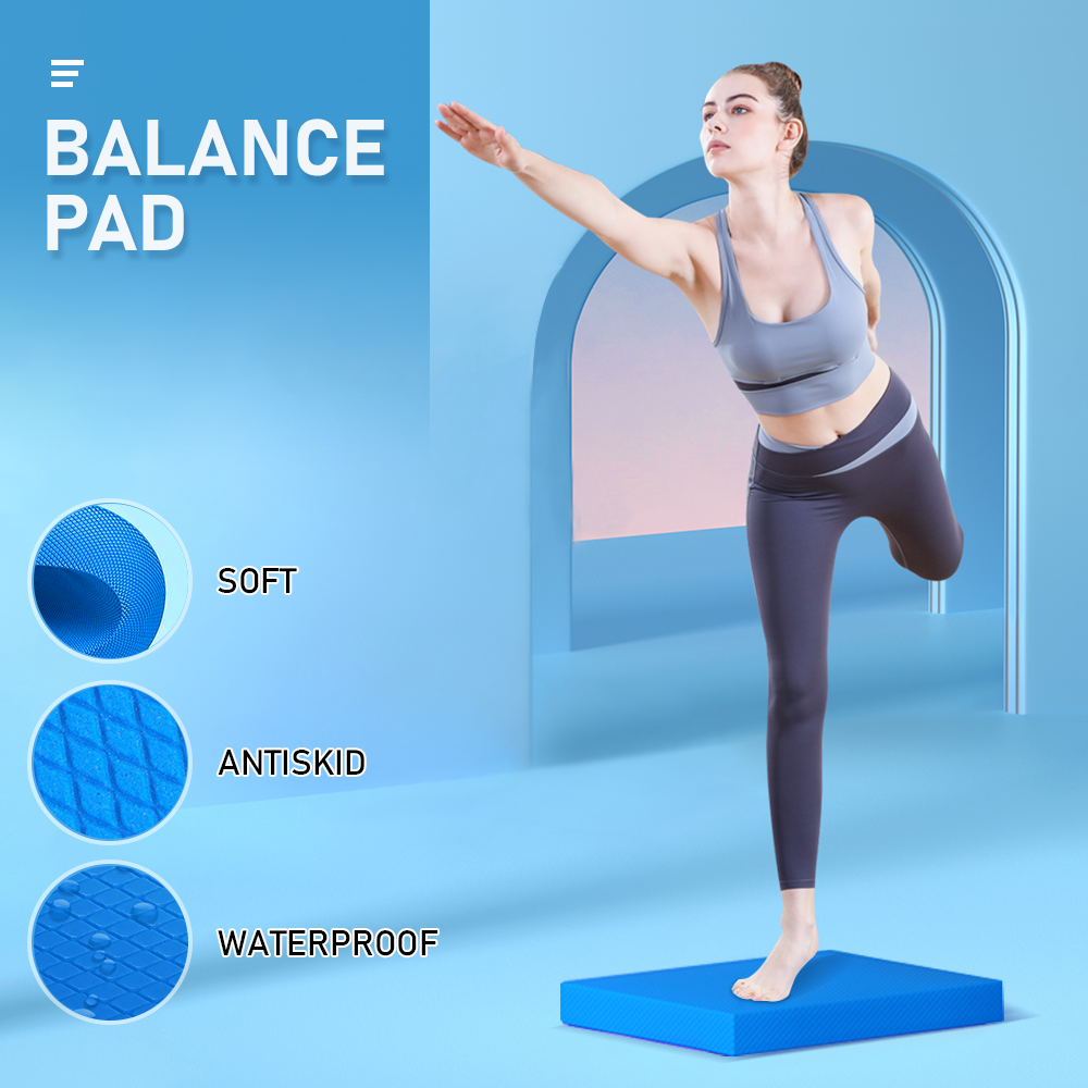 Balance Foam Pad Non-Slip Mat Exercise Soft pads for Fitness and Balance Strength Training Yoga Pilates Gym for Physical Therapy Knee Cushion