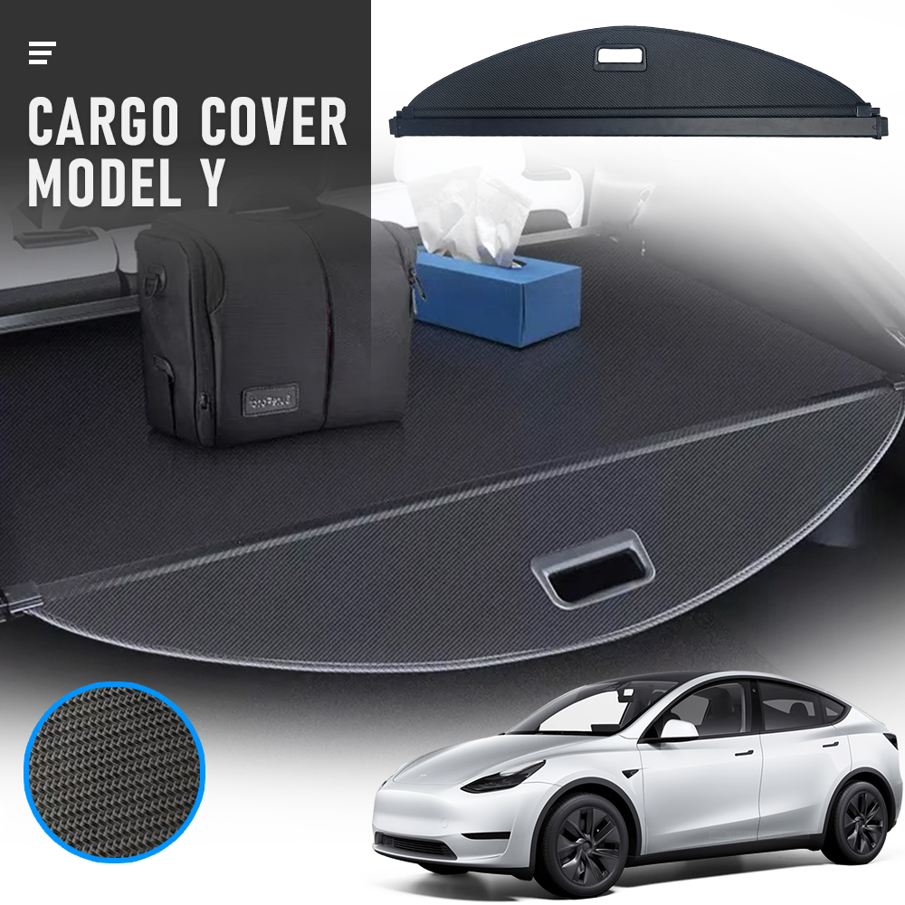 Retractable Car Trunk Shelf Shade for Tesla Model Y 2022-2023 Rear Cargo Security Shield Luggage Privacy Cover Blinder Accessories