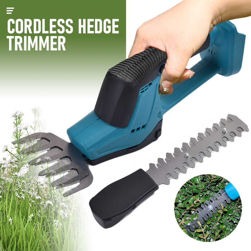 2-in-1 Cordless Hedge Trimmer Cordless Garden Pruner Edger Shears for Makita 18V-Skin Only