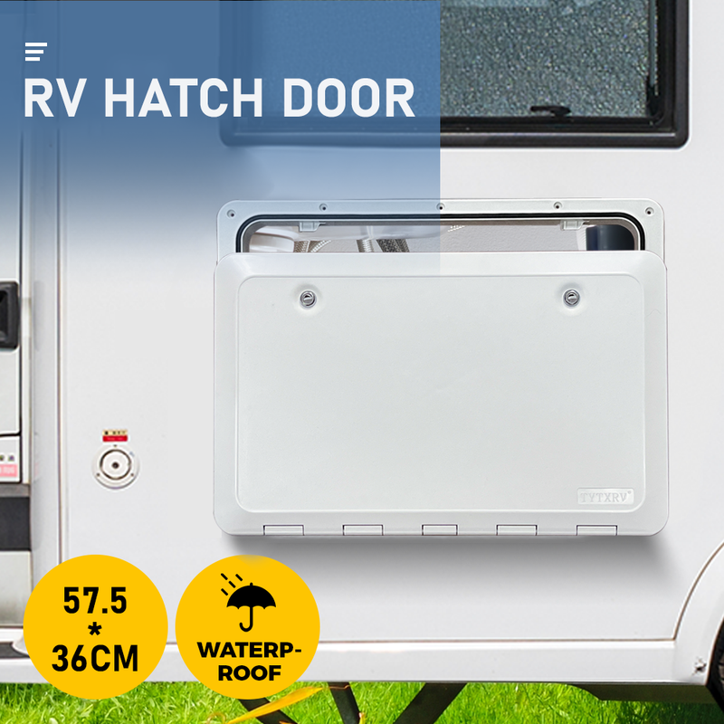 RV Lockable Warehouse Caravan Door Motorhome Camper Access Hatch 575 X 360mm