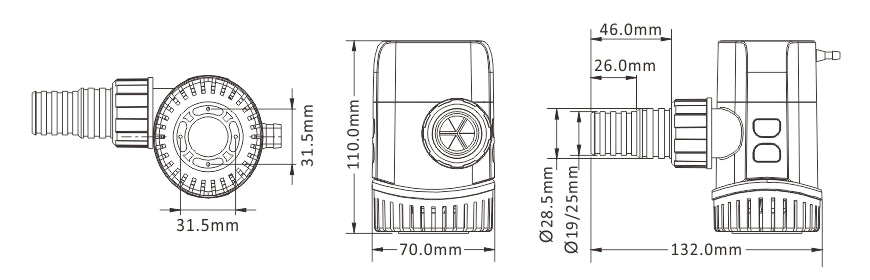 SEAFLO 12V Electric Marine Submersible Bilge Pump 1100GPH Anti-Airlock Corrosion-Resistant Modular Quick-Connect Design