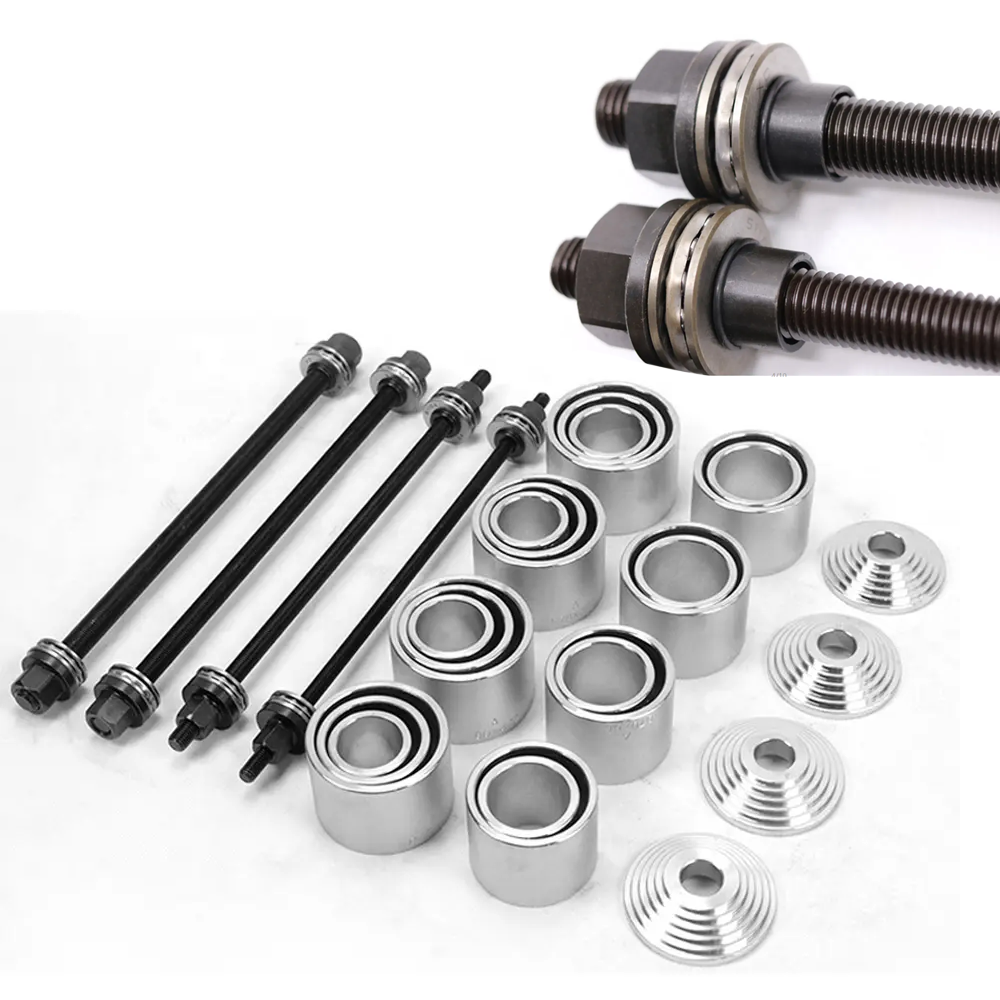 30 PCS Pull and Press Sleeve Kit 45# Steel Removal Installation Bushes Bearings Tool Kit Bush Removal Insertion Works on Most Cars and LCV HGV Engines