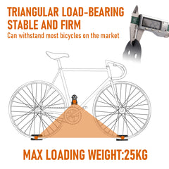 2-Pack Pedal Hook Wheels for Efficient Bicycle Storage