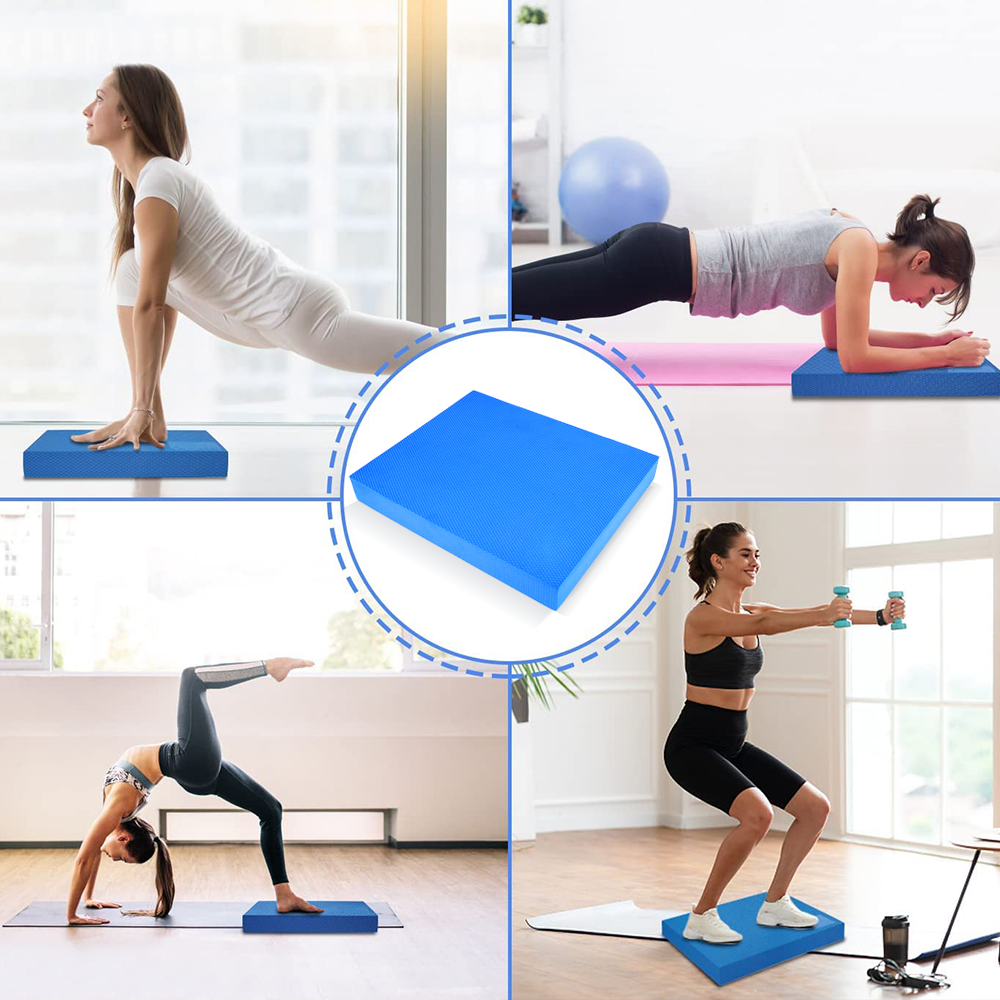 Balance Foam Pad Non-Slip Mat Exercise Soft pads for Fitness and Balance Strength Training Yoga Pilates Gym for Physical Therapy Knee Cushion