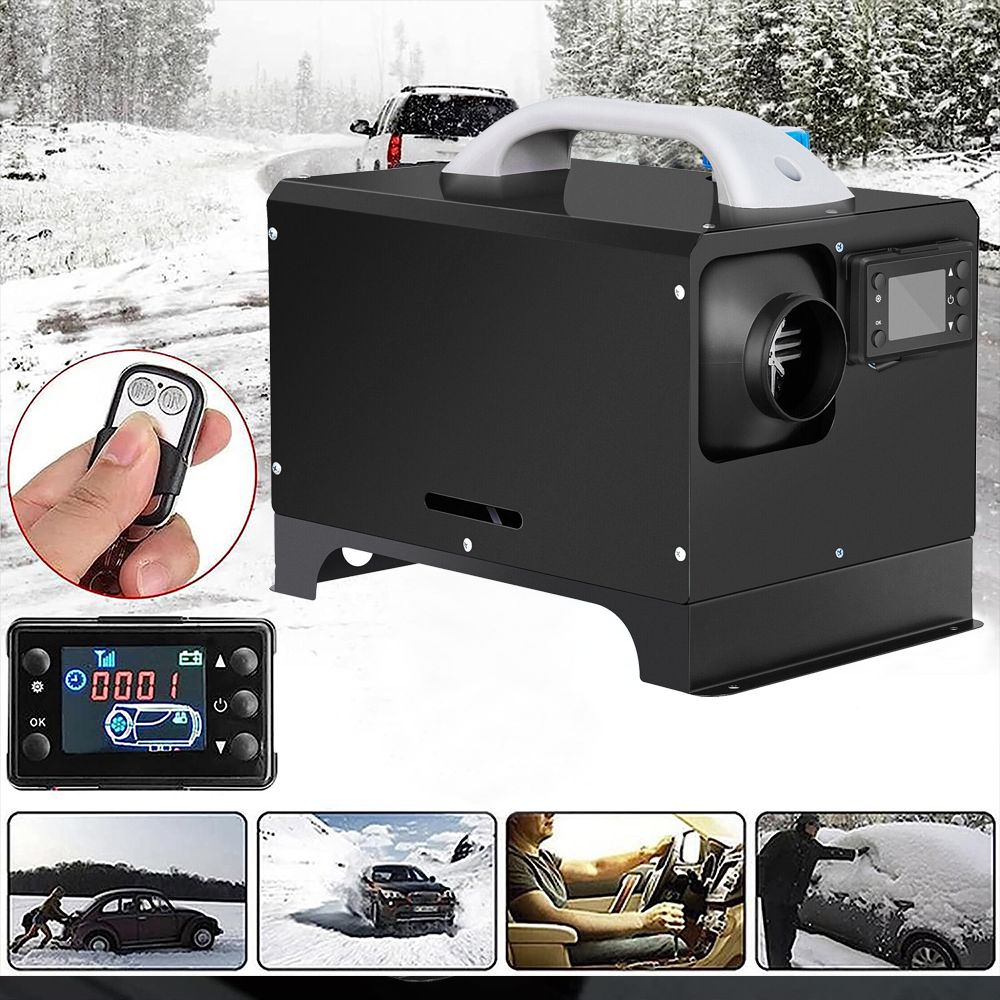 Diesel Air Heater 12V 8KW Tank Portable Heater Thermostat With Remote Control and LCD Display for Car Truck Boat RV Campers Caravan Motorhome