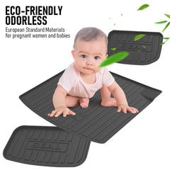 Durable TPE Cargo Mats For BYD Seal 2022-2023 Front Rear Cargo Liner Trunk Protector Car Accessories Durable Non-deforming聽 Heavy Duty 3pcs Set