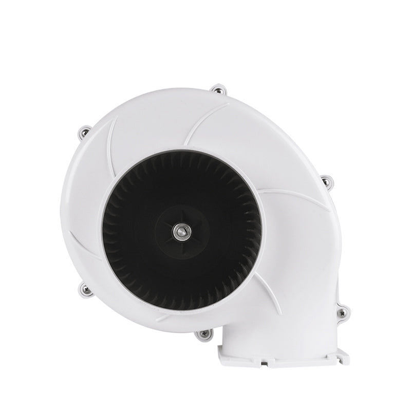 SEAFLO 4” Bilge Blower Fan 320 CFM 12V DC White Ventilation Boat Flange Mount