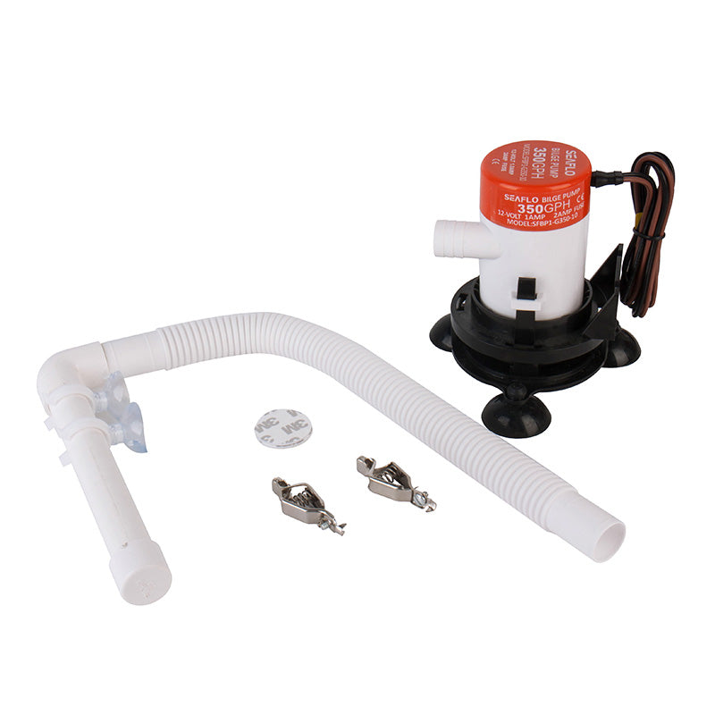 Seaflo Portable 12v Livewell Aeration Pump System Kit 350GPH for Boats