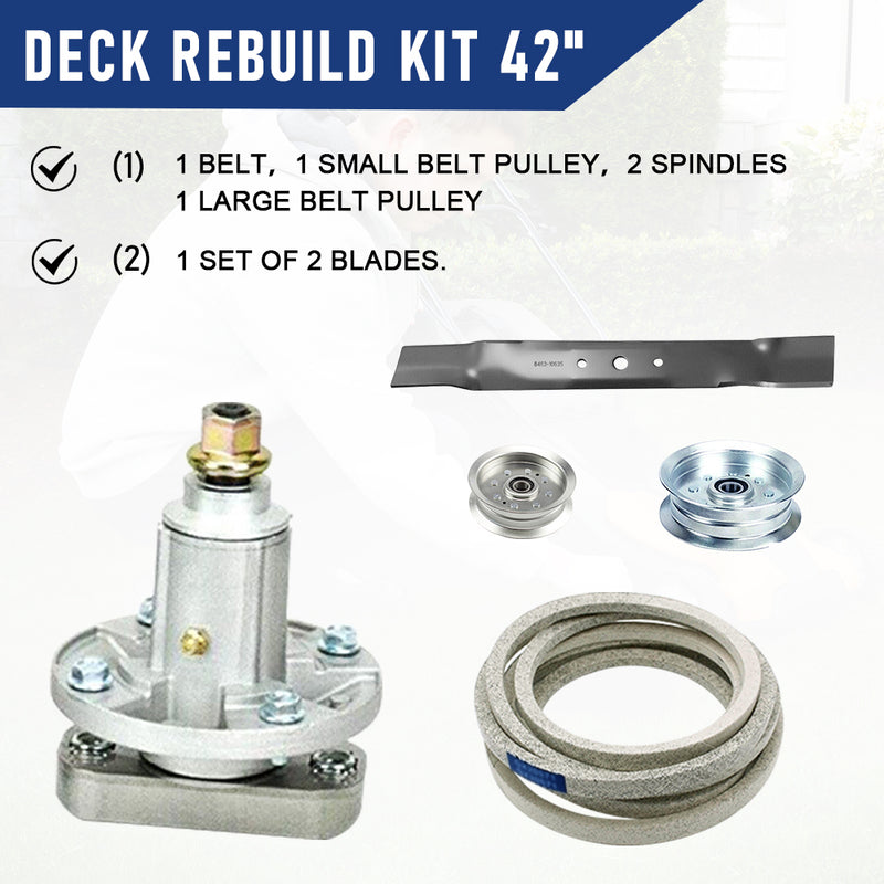 Heavy Duty Deck Rebuild Kit fits 42'' John Deere GY20995 L100 L108 L110 L111 L118