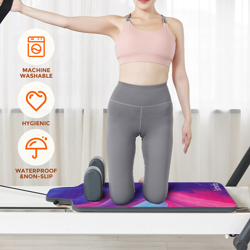 Yoga Mat/Pilates Reformer Mat Meditation Pad Workout Mats with Non-Sli