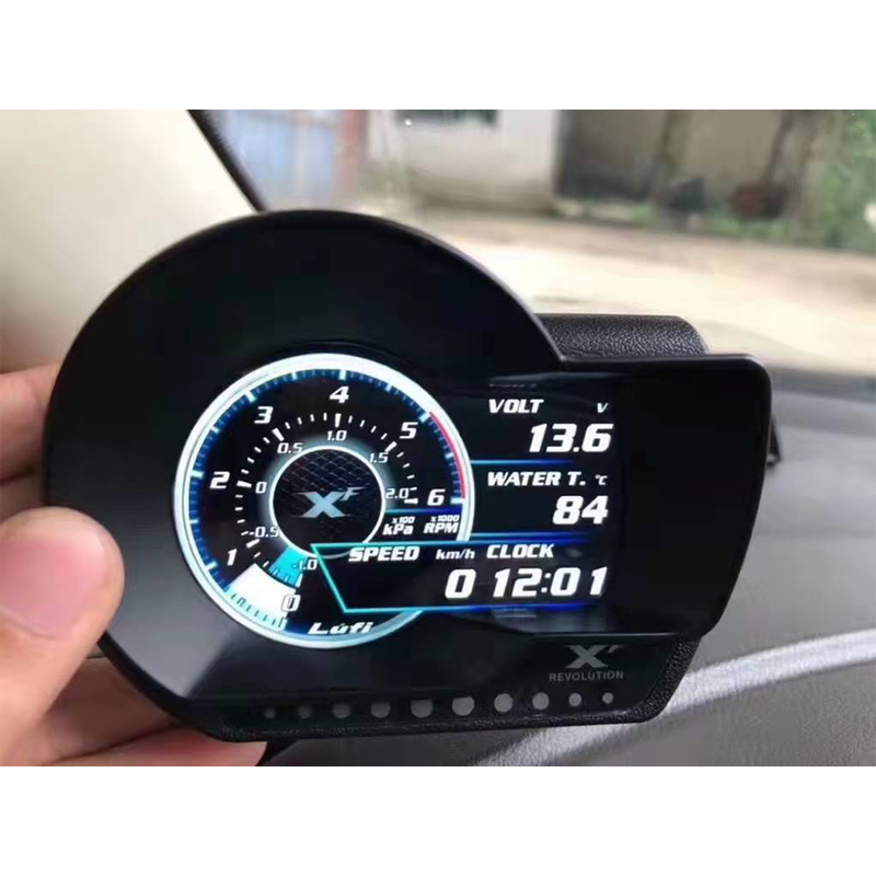 Versatile Lufi XF Multifunctional OBD2 Gauge Display Heads Up Display Scanning Tool Combination Meter Enhanced Automotive Monitoring for Cars 2008 onwards