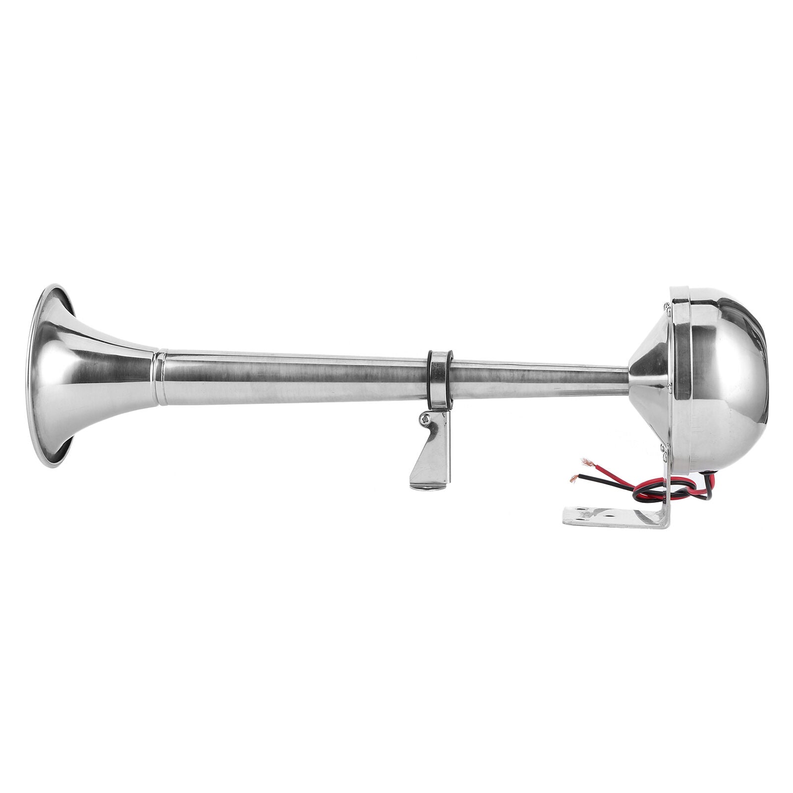 12V Air Horn Premium Stainless Steel for Marine Land Use Corrosion-Resistant Easy Installation Loud Reliable Sound