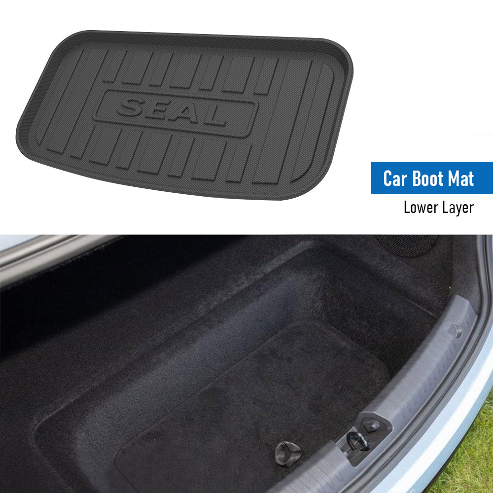 BYD Seal Boot Protector 2022-2023 Custom Fit TPE Liner Heavy Duty| Eco-Friendly Odourless & Non-Slip | All-Weather Camping Ready