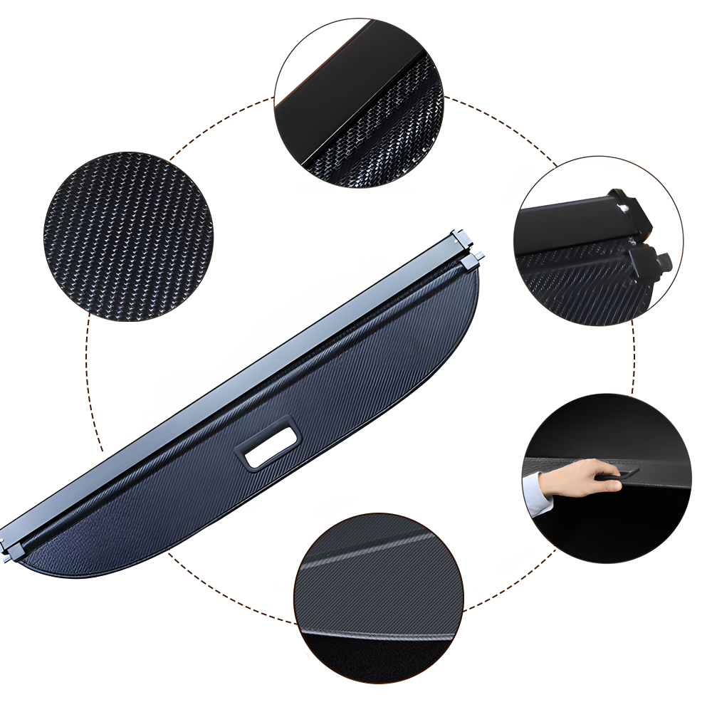 Retractable Car Trunk Shelf Shade for Tesla Model Y 2022-2023 Rear Cargo Security Shield Luggage Privacy Cover Blinder Accessories