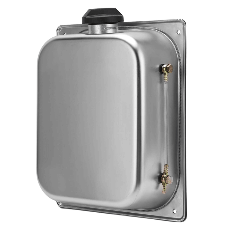 8L Petrol Fuel Tank Stainless Steel Diesel Fuel Tank Portable Diesel Container Backup Petrol Storage Tank For  Truck Van External Fuel Tank