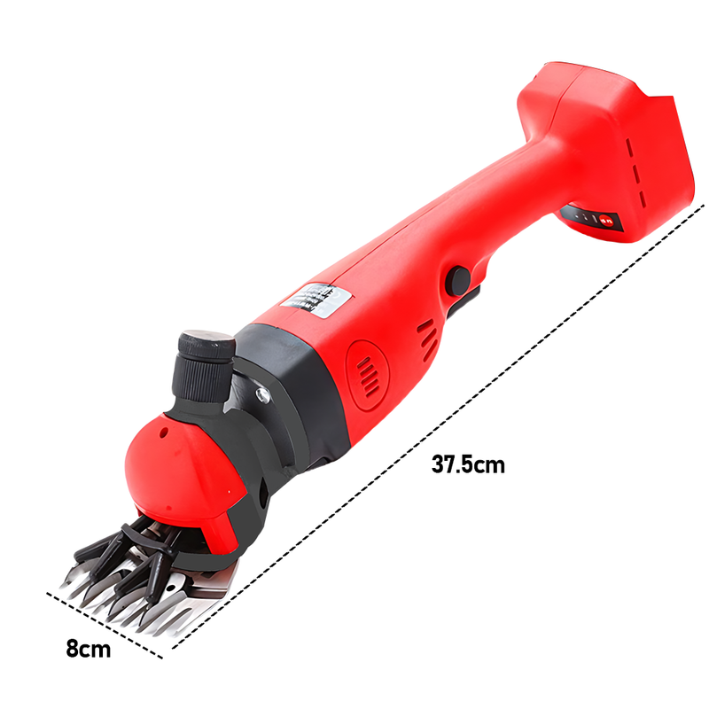 3500RPM Cordless Electric Sheep Shears with Extra 9 Straight Tooth Blades  Wool Animal Clipper Kit for Shearing Sheep Goats Cattle --Skin Only