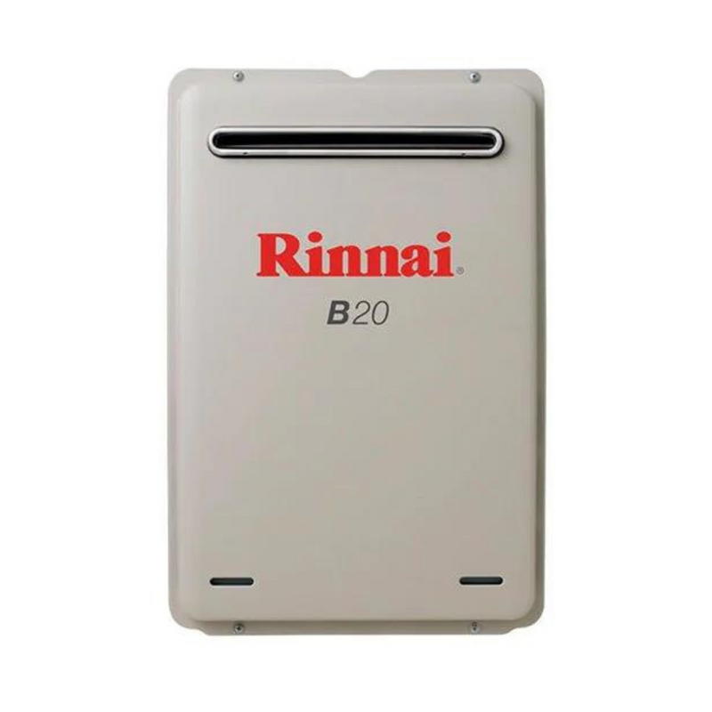 Rinnai 20L NG Gas Booster Builders 60C Instant Hot Water System B20N60A B20 Energy Efficient Continuous Hot Water Flow High Capacity for Large Home