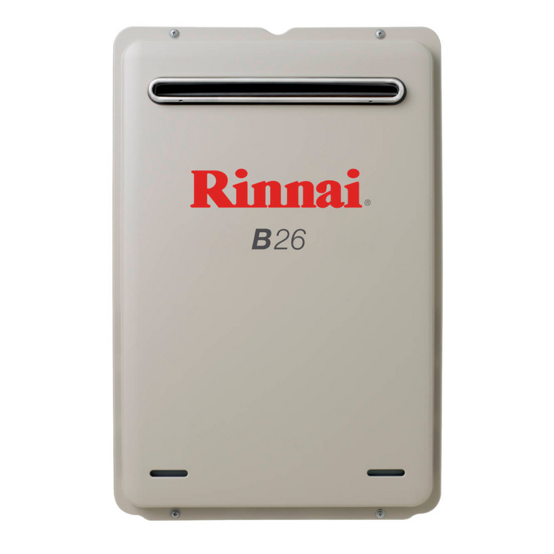 Rinnai 26L NG Gas Booster Builders 60C Instant Hot Water System B26N60A B26 Energy Efficient Continuous Hot Water Flow High Capacity for Large Home