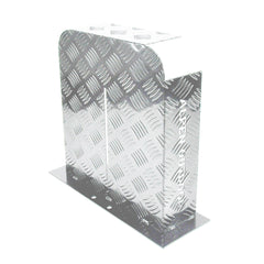 Alpen Outdoor Base Mount 2mm Thickness Aluminium Diesel Heater Fuel Tank Cover Left/Right for 10L 15L Fuel Tank Silver