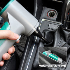 Car Vacuum 12V 120W Handheld Cordless Rechargeable Portable Wireless Cleaner 3 Variable Speed With 2000mah Li-ion Battery for Car Desktop Home Cleaning