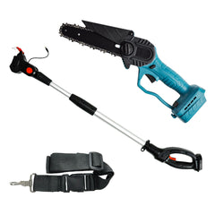 21V 6 Inch Cordless Pole Saw Extendable Telescopic Handheld 2 In 1 Rechargeable Compact Brushless Chainsaw Pruning Shear-Skin Only