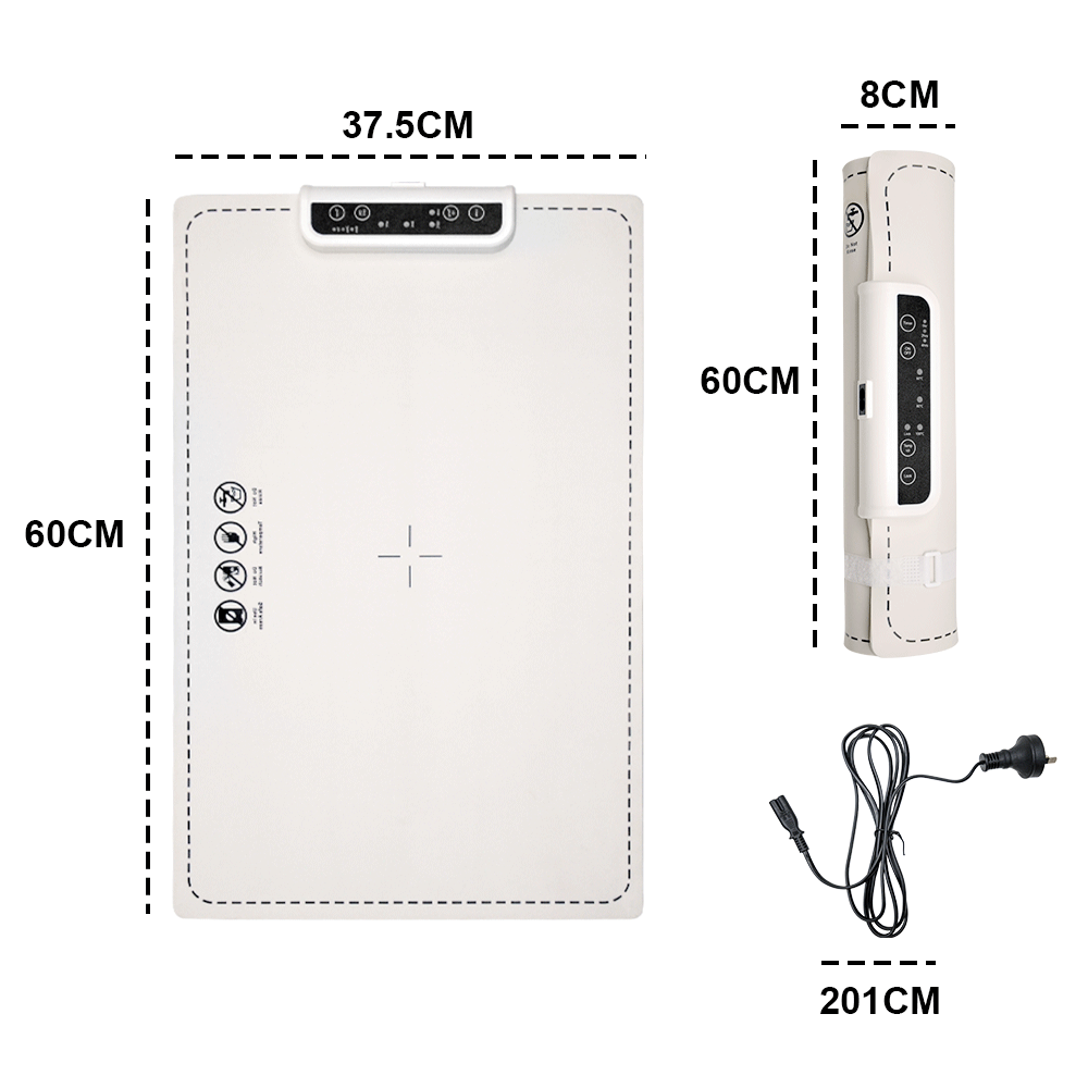 Portable Electric Warming Tray 220V/240W Silicone Food Warmer Full Surface Heating with 3 Temperature Settings and Timer for Kitchen Buffets