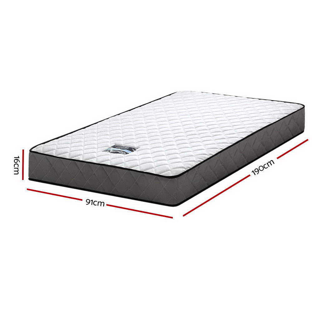 Giselle Bedding 16cm Mattress Tight Top Single