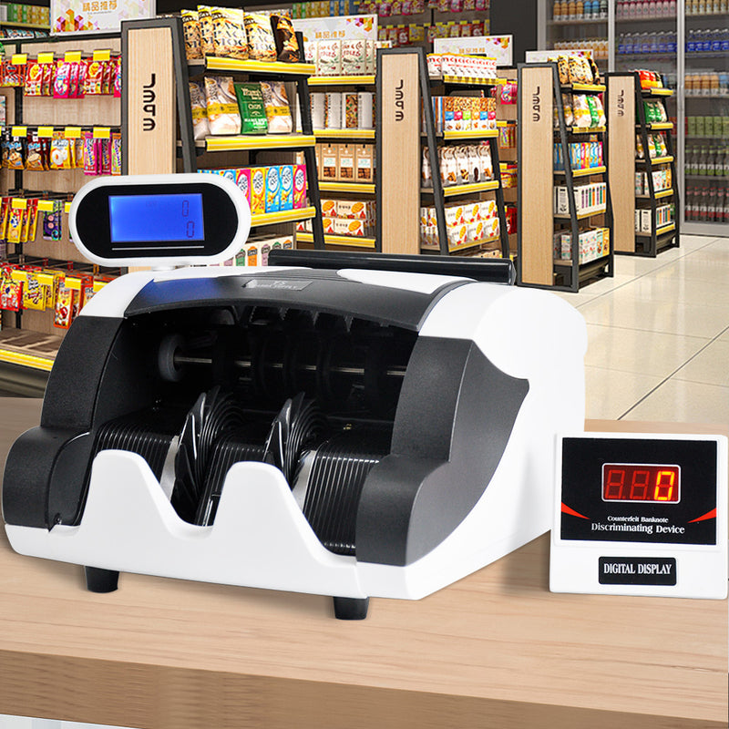 Automatic Money Counter Bill Counter Australia Banknote Counter High Speed Cash Bill Counting Machine with UA and Digital Display Suitable for AUD Dollars