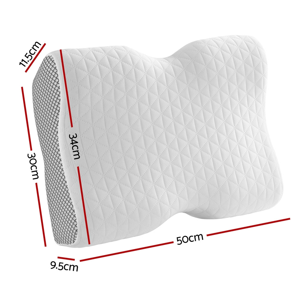 Giselle Memory Foam Pillow Contour Neck