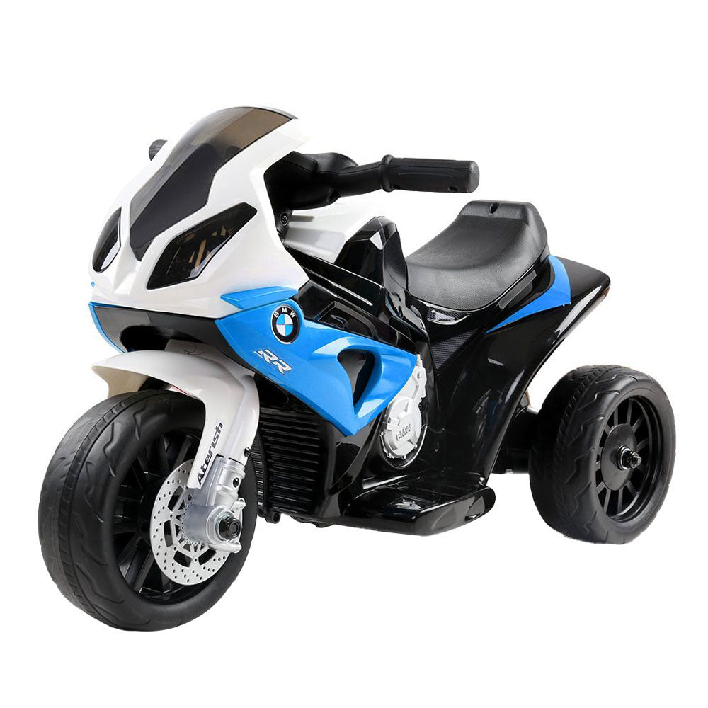 Kids Electric Ride On Car Police Motorcycle Motorbike BMW Licensed S1000RR Blue