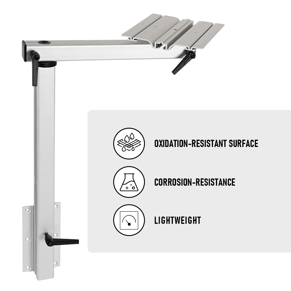 Caravan Table Leg Movable Rotatable Folding Height Camper RV
