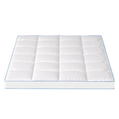 Giselle Bedding Mattress Topper Pillowtop Bamboo 10cm Double