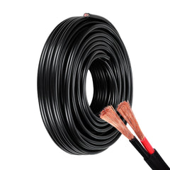 Giantz 4MM 10M Twin Core Wire Electrical Cable Extension Car 450V 2 Sheath