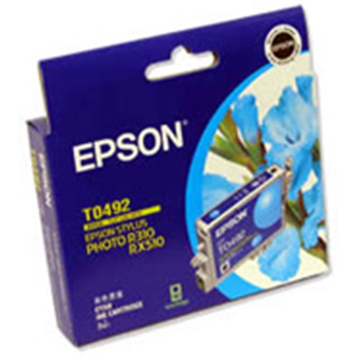 EPSON C13T049290 STYLUS PHOTO CYAN INK FOR R210 R230 R310 R350 RX510 RX630 RX650